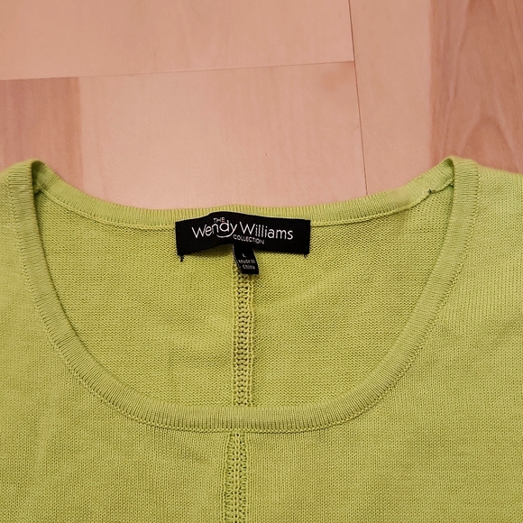 The Wendy Williams Collection Knit Sweater Tank Size Large - Picture 4 of 5